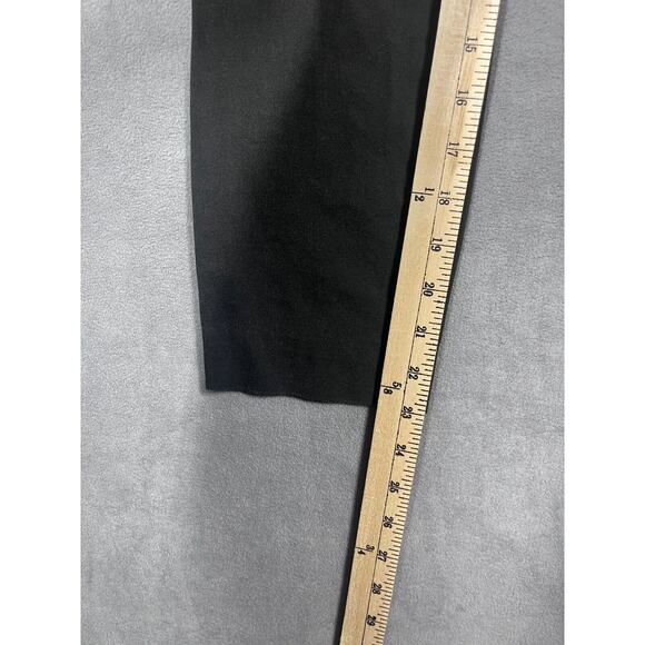 Anthropologie Cropped Pants Women's 4 Black Low Rise Slim Fit Pockets Classic - Picture 6 of 7